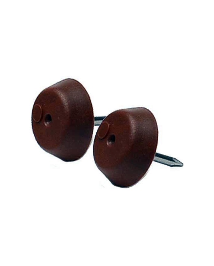 TOPE SILLA DESLIZANTE MARRON MICEL 17MM (100U)