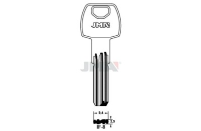 LLAVES BRUTO SEGURIDAD IF-8      LATON