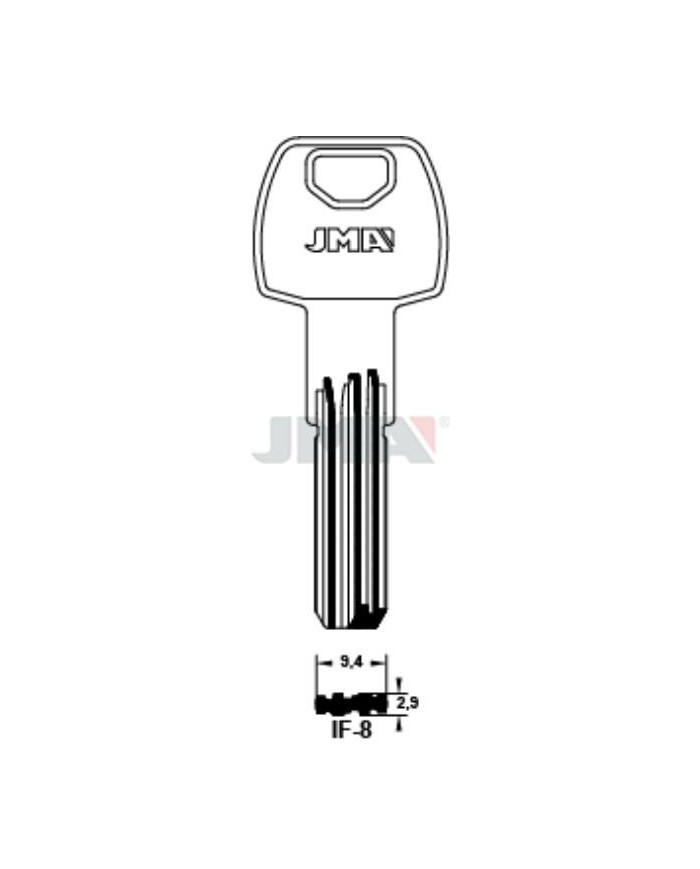 LLAVES BRUTO SEGURIDAD IF-8      LATON
