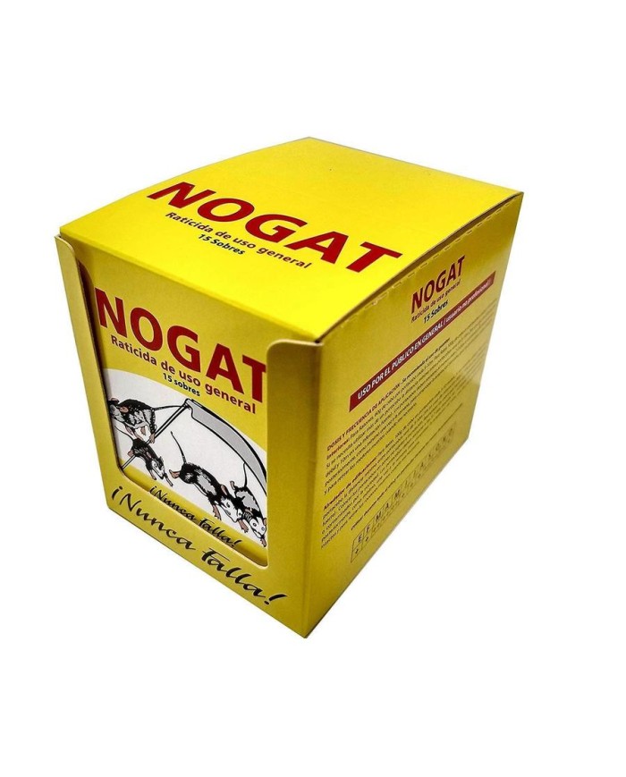 RATICIDA NOGAT (SOBRES 10 GRS.) CAJA 15 UDS.