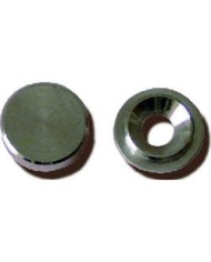 EMBELLECEDOR TORNILLO LISO NIQUELADO 14MM.