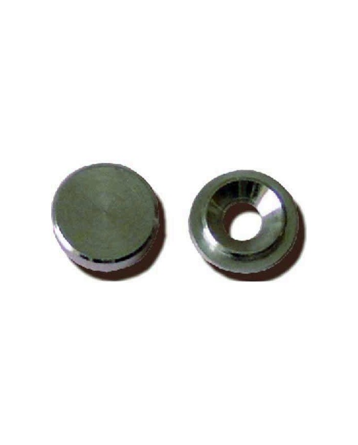 EMBELLECEDOR TORNILLO LISO NIQUELADO 16MM.
