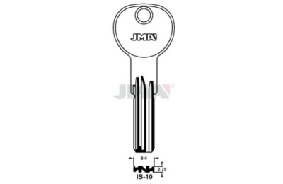 LLAVES BRUTO SEGURIDAD IS-10     LATON
