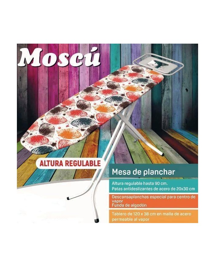 MESA PLANCHA SFK MODELO MOSCU CON PLANCHADO