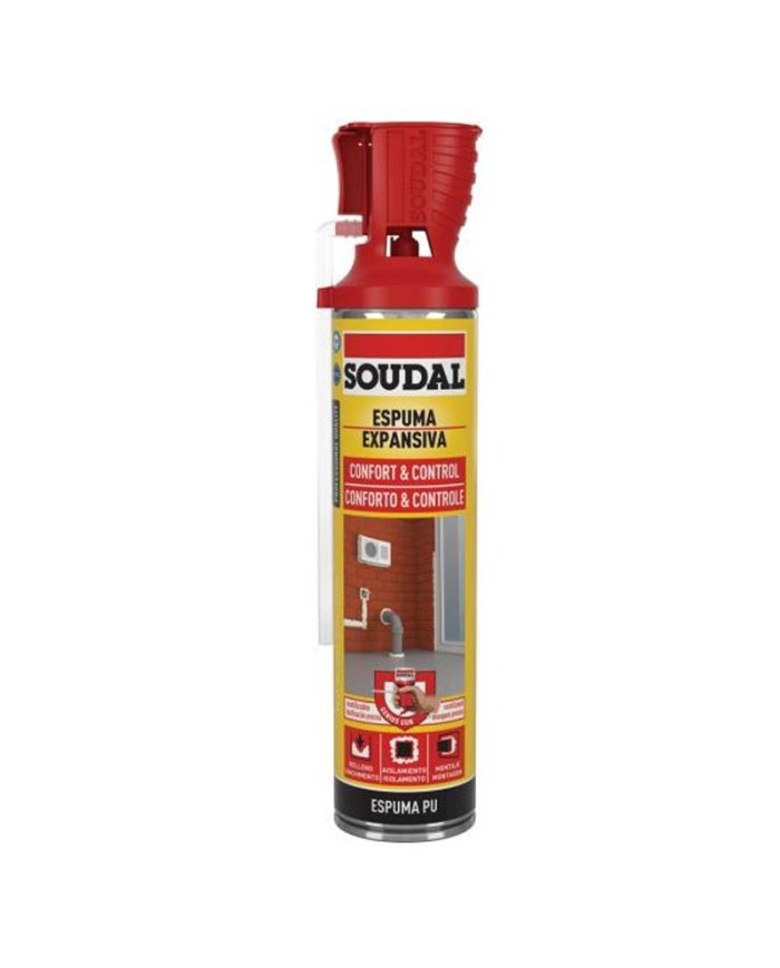 ESPUMA POLIURETANO SOUDAL 600ML. GENIUS