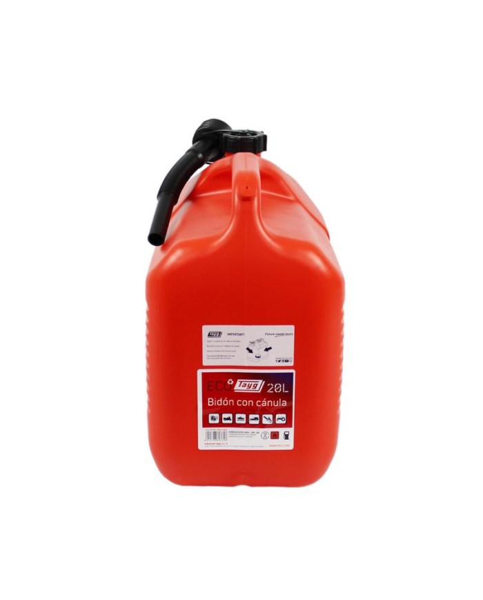 BIDON CARBURANTE TAYG ROJO C/CANULA 20LT