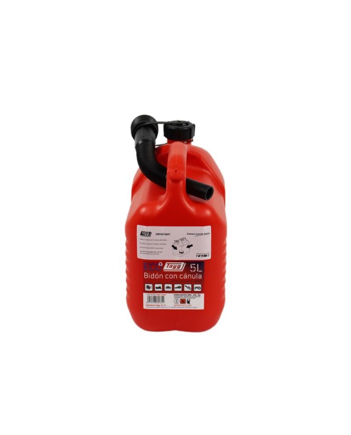 BIDON CARBURANTE TAYG ROJO C/CANULA  5LT
