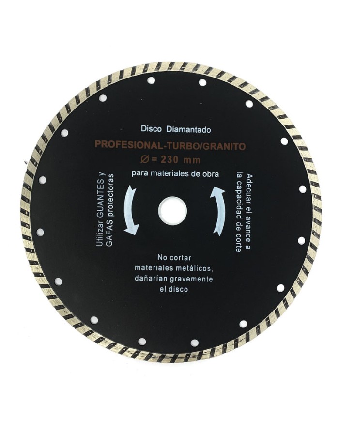 DISCO DIAMANTE TURBO 230 TP MEDID