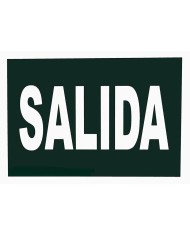 CARTEL (DIN-A4) SALIDA E-310 HORIZONTAL