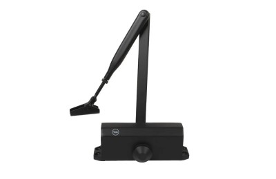 CIERRAPUERTAS YALE 3500-0001-55 SIN RETENEDOR NEGRO (HOJA 110CM-80 KG).