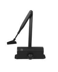 CIERRAPUERTAS YALE 3500-0001-55 SIN RETENEDOR NEGRO (HOJA 110CM-80 KG).