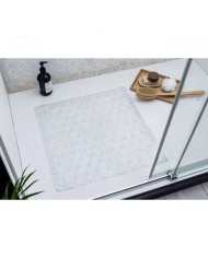 ALFOMBRA BAÑO TATAY DIAMOND TRANSPARENTE 54X54CMS.