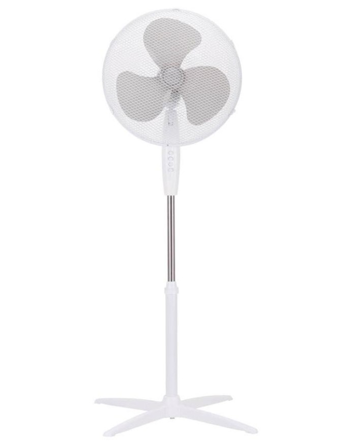 VENTILADOR PIE GSC BLANCO 43CM. 45W.