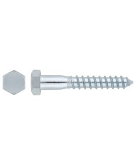TIRAFONDO CABEZA HEXA.  8 X 60 ZINCADO