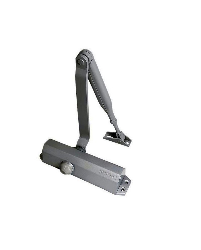 CIERRAPUERTAS DORCAS DC2-202 SIN RETENEDOR PLATA (HOJA 110CM-85 KG).