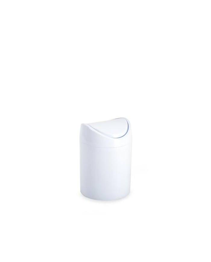 PAPELERA PLASTICFORTE REDONDA 12,5X12,5X17,5 CM