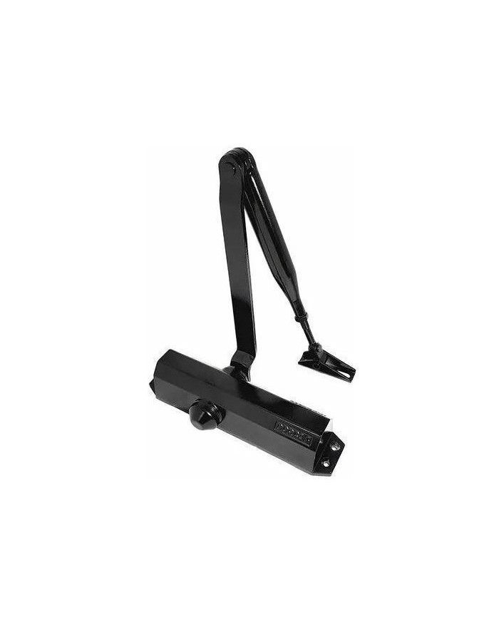 CIERRAPUERTAS DORCAS DC2-202 SIN RETENEDOR NEGRO (HOJA 110CM-85 KG).