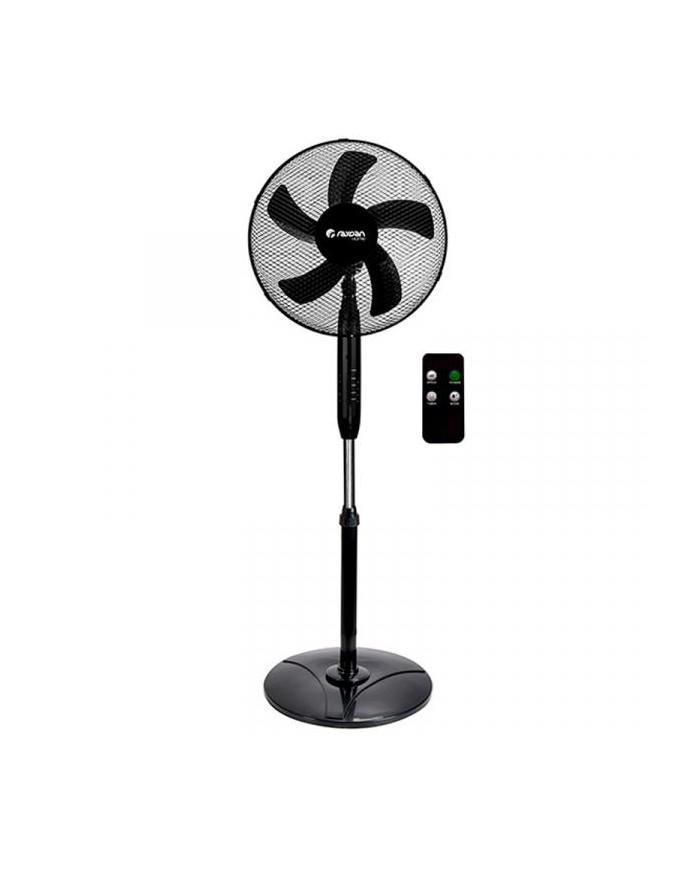 VENTILADOR PIE  40W.40CM.C/MAN NEG.RAYDA