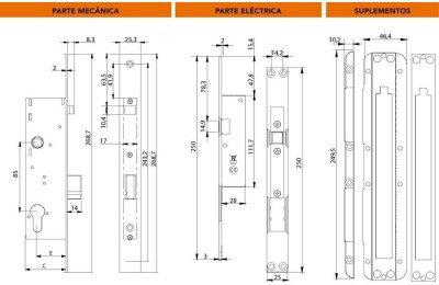 ELECTROCERRADURA DORCAS DUO 20/85