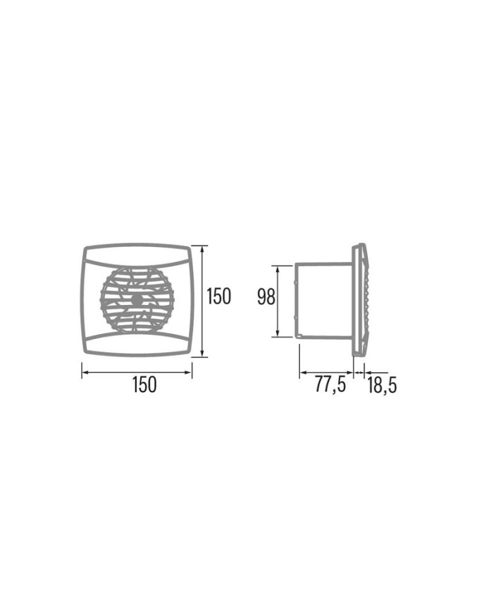 EXTRACTOR CATA DE HUMO HOGAR MODELO UC-10 STD