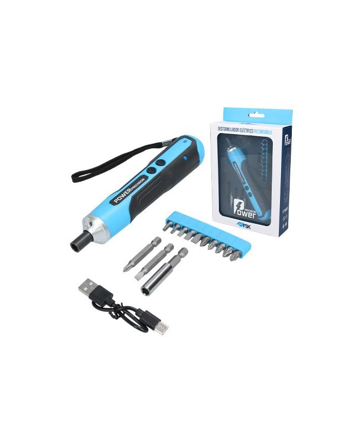 ATORNILLADOR BATERIA FSK 3.6V MALETIN+ACCESORIOS