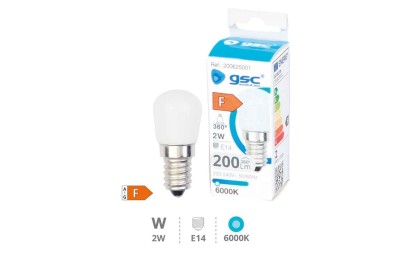 BOMBILLA LED PEB. GSC 2W. E14 6000K