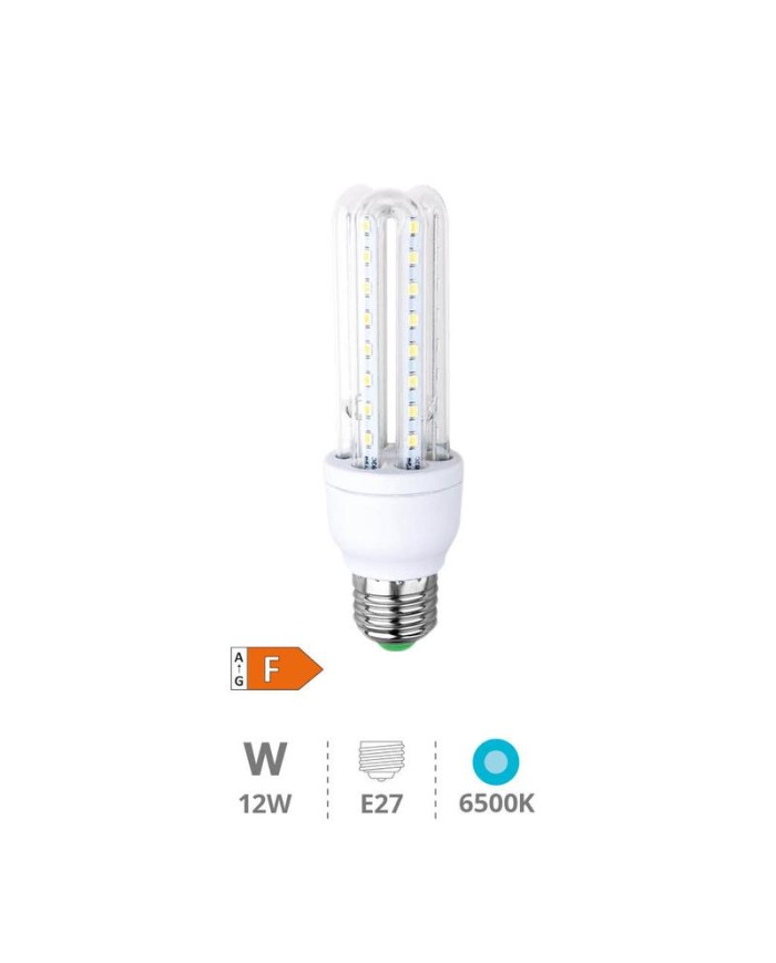 LAMPARA 3U 12W. E27 6000K GSC