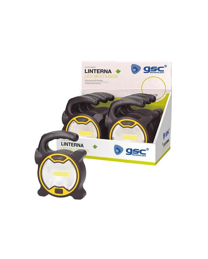 LINTERNA MULTIUSOS 3W.+1W. SMD GSC