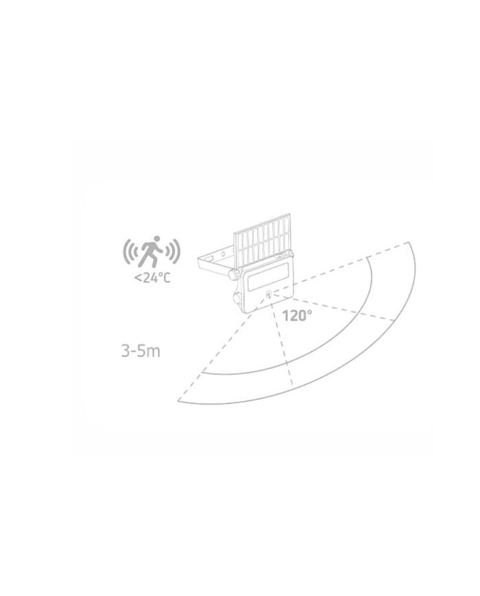 FOCO MINI SOLAR VARTA C/SENSOR 8W. 6500K