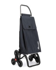 CARRO DE COMPRA SUBE ESCALERAS NEGRO 6 RUEDAS ROLSER AKANTO