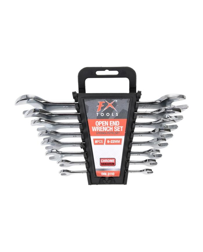 LLAVE FIJA  6-22MM. FXTOOLS JUEGO 8 PZAS.