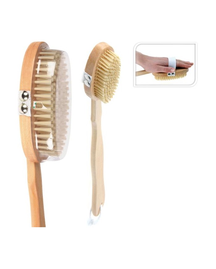 CEPILLO DE BAÑO KOOP MADERA 43 CM.