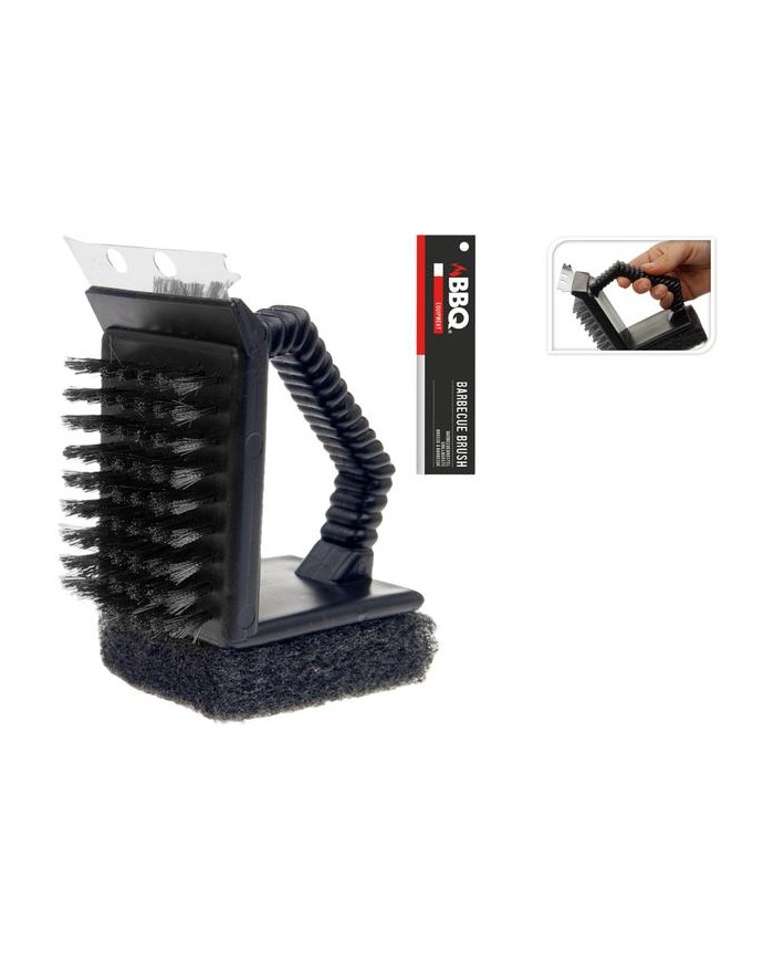 CEPILLO BARBACOA BBQ 13X17X10CM.