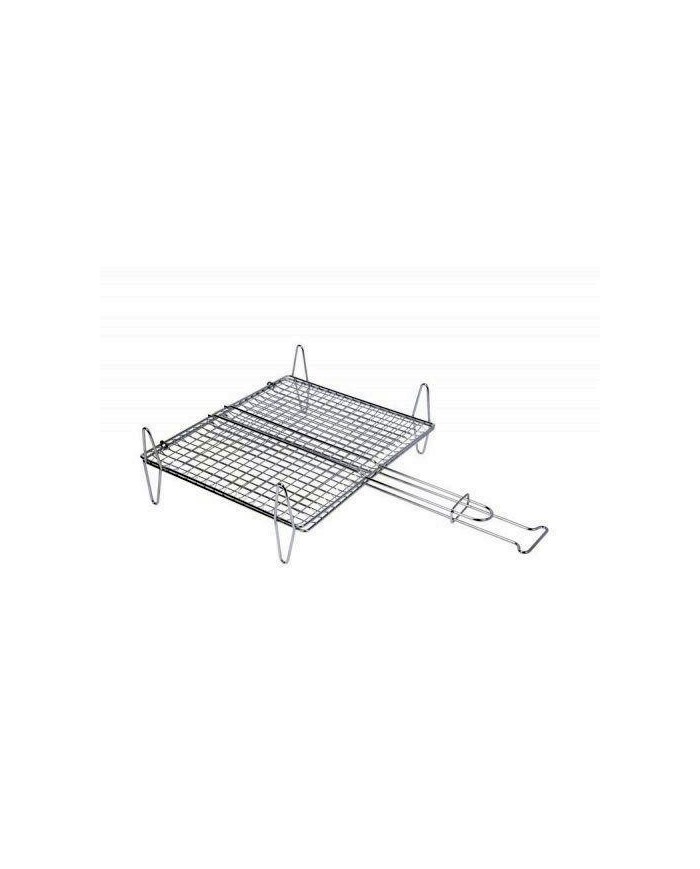PARRILLA CROMADA DOBLE PESCADO 20X25CM SAUVIC
