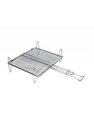 PARRILLA CROMADA DOBLE Nº6 50X50CMS SAUVIC.