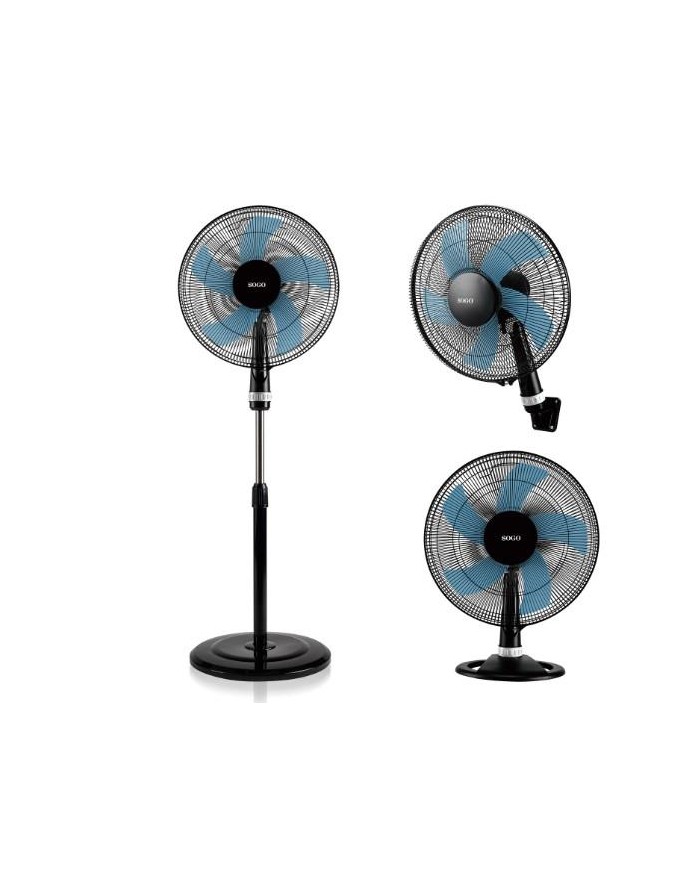 VENTILADOR 3 EN 1 5 ASPAS 40 CM. SOGO