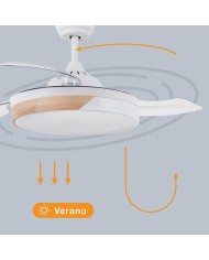 VENTILADOR TECHO 36W.107CM. BLANCO GSC