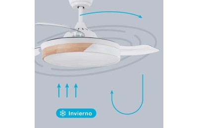 VENTILADOR TECHO 36W.107CM. BLANCO GSC