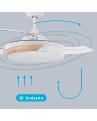 VENTILADOR TECHO 36W.107CM. BLANCO GSC