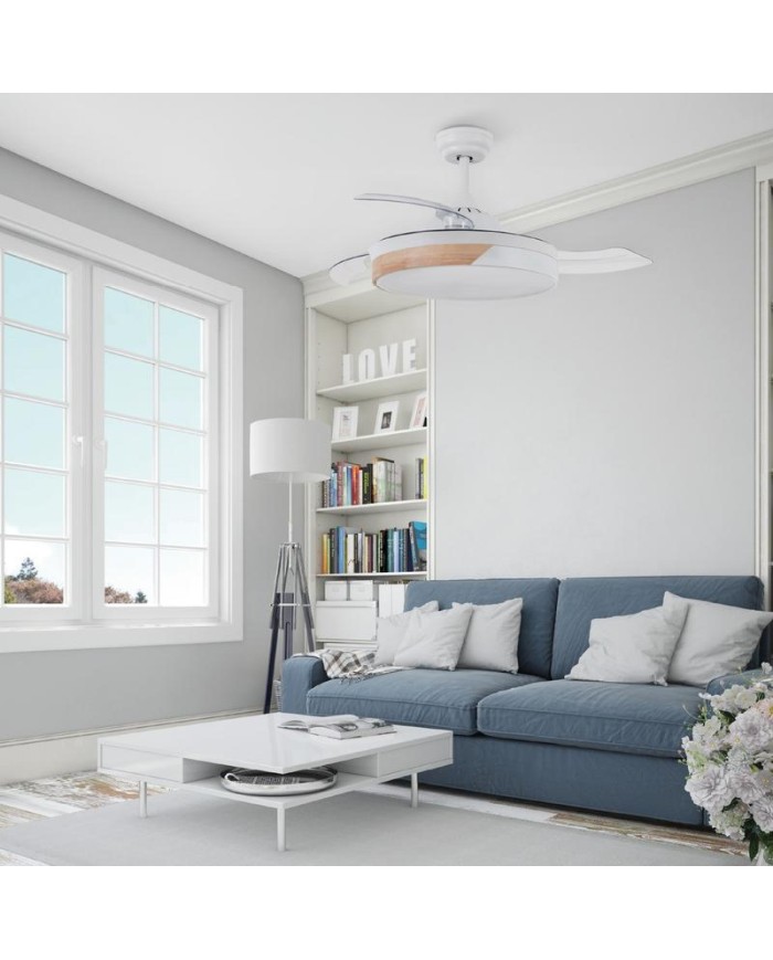 VENTILADOR TECHO 36W.107CM. BLANCO GSC