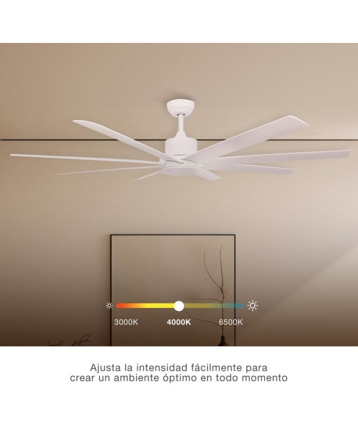 VENTILADOR TECHO 49W.165CM.BLANCO GSC