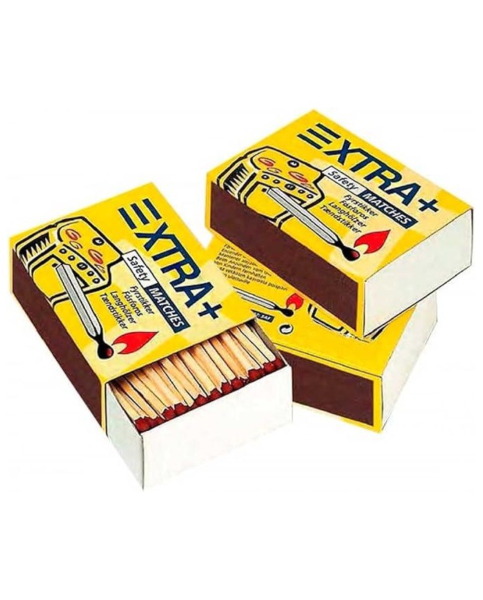 FOSFORO DE SEGURIDAD 55MM. PACK 4 UNDS.