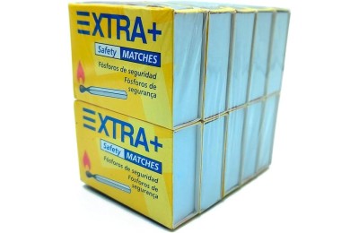 FOSFORO DE SEGURIDAD 43MM. PACK 10 UNDS.
