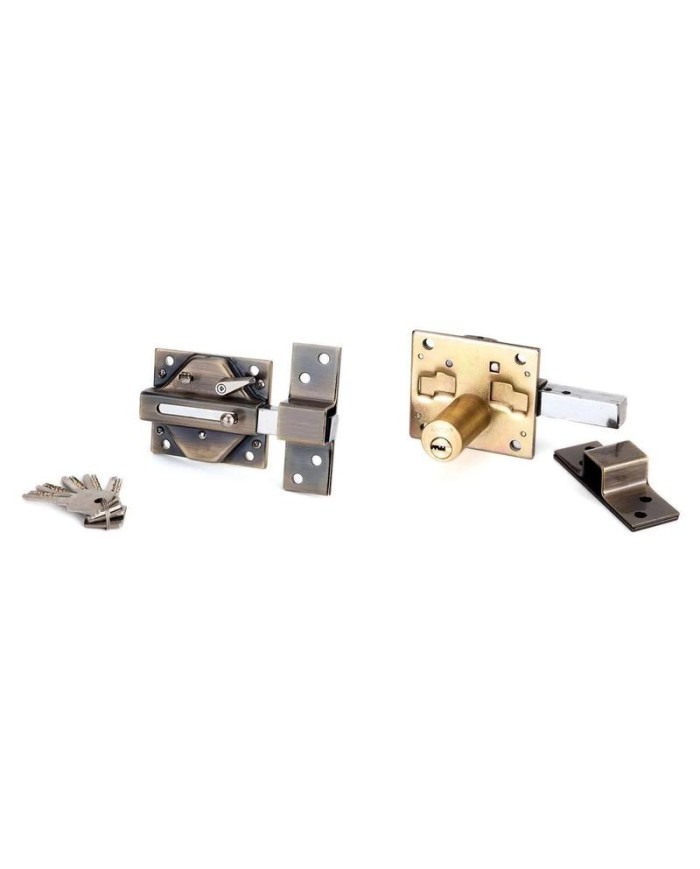 CERROJO SEGURIDAD CUERO VIEJO C8558V BECUSA
