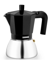 CAFETERA INDUCTION INOX BLACK  9T MONIX