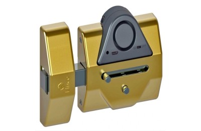 CERROJO LINCE 7930-RSA LATONADO (ALARMA)