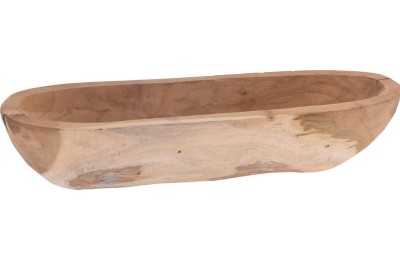 FUENTE OVAL MADERA 40X11X7CMS. KOOP