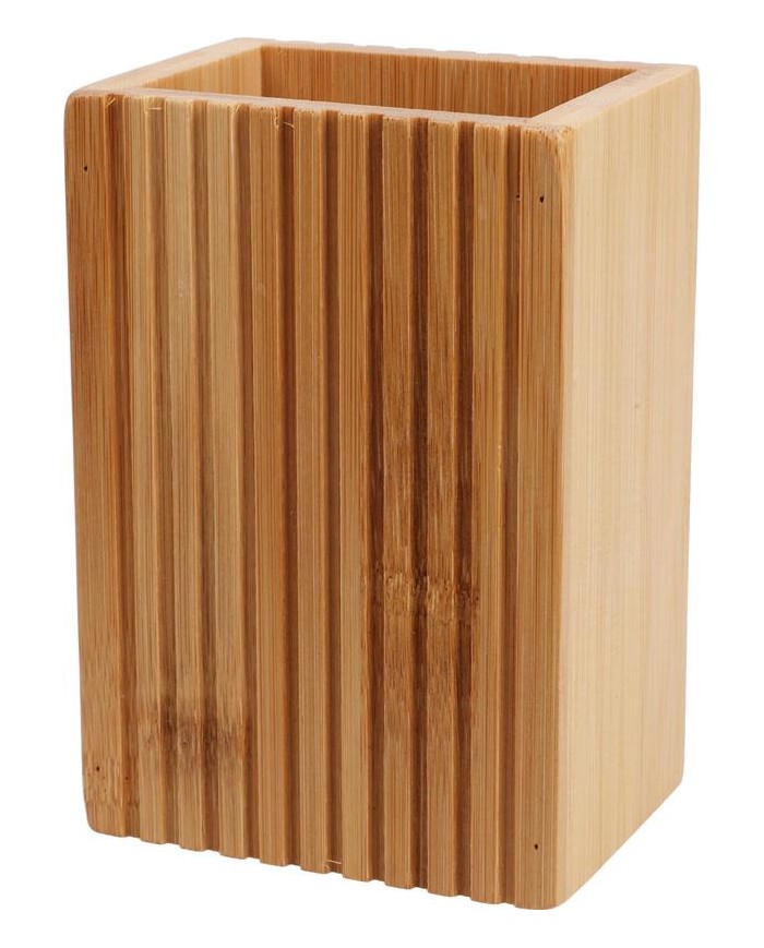 VASO PORTACEPILLO BAMBU BATHROOM