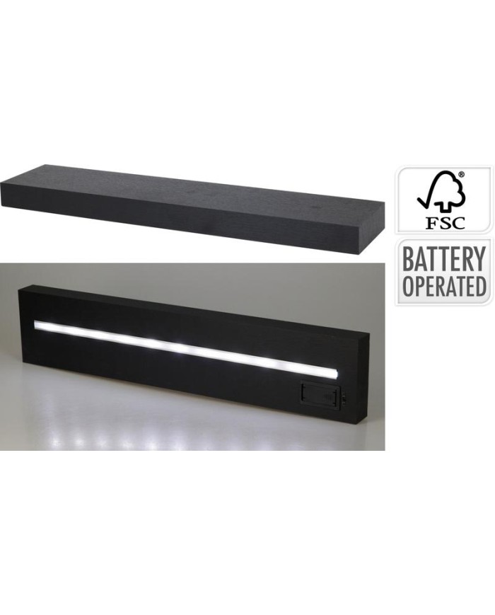REPISA CON LUZ LED 60X12'5X4CMS. KOOP