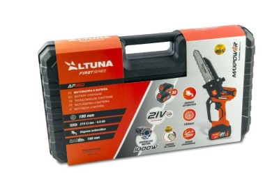 MOTOSIERRA 21V. 180MM. 2BAT.4,0AH ALTUNA